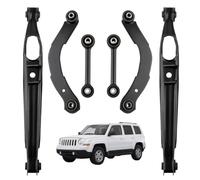 6-Pcs Rear Control Arms Compatible with Dodge Caliber 2007-2012 MS251007 K641281 K641226 Upper Lower Control Swing Arm Rearward Lateral Toe Arm Ball Head Assemblies