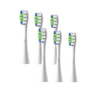 6 Pcs Replacement Brush Heads Compatible for Oclean Flow/X PRO Elite/X /F1/Z1/One/ Air2 Sonic Electric Toothbrush Nozzles