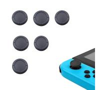 6 Pcs Replacement Joystick Covers, Thumb Controller Caps Grips Analog Thumbstick Replacement Caps (Black)