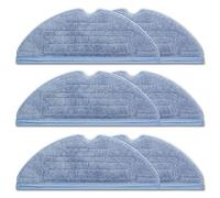 6 Pcs Replacement Mop Pads Compatible with Roborock S7 S7+ S7 MaxV S7 MaxV Plus S7 MaxV Ultra T7S T7S Plus S8 S8+ Plus Robot Vacuum, Microfiber Mopping Cloth Pad Accessories