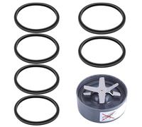 6 pcs Replacement Parts Gaskets with Lip Compatible with 600w 900w NutriBullet Extractor Blender