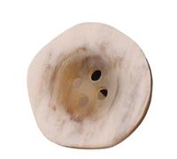6 Pcs Resin Four-Eye Irregular Half-Round Buttons for Clothing, Color 3, 38mm