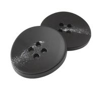 6 Pcs Resin Irregular Four-Hole Buttons for Clothing, Crafts, DIY Decor, Sewing Accessories 25-34mm, Color 2, 30mm