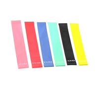 6 Pcs Resistance Bands With 6 Levels Exercise Bands Set Workout Bands Fitness Bands For Pilates Muscle Building