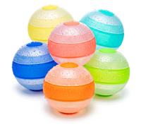 6 PCS Reusable Water Balloons, Water Balloons Quick Fill, Self Sealing Water Balloon, Non-Magnetic, Soft Silicone, Waterboms for Kids, Boys, Girls, Adults to Play Beach Pool Beach Outdoor Toys
