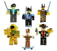 6 Pcs Roblox Toy Figures, Roblox Gifts for Boys, Action Figures for Creative Play, Stop Motion Animation and Desk Display and Storytelling Scenarios for Kids and Collectors, 7x4 cm Size