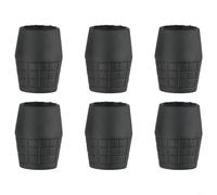 6 Pcs Rubber Microphone Stand Foot Pads for 19mm/22mm/25mm Tubes, Anti-Slip Protector with Enhanced Stability, Compatible with(A)