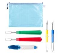 6 Pcs Seam Ripper Set - Big and Small Sewing Stitch Unpickers with Ergonomic Handles, Precision Sewing Tools for Thread Cutting and Stitch Removal, Ideal for Quilting, Embroidery, and DIY Crafts