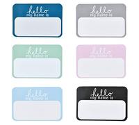 6 Pcs/Set Name Tag Labels Hello Name is Sticker Announcement Sticker New Bath Grooming Kit Kit Thermometer Healthcare Kit Kit