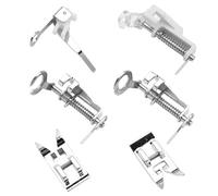 6 Pcs Sewing Machine Feet Large Metal Free Motion Foot for Sewing Machine Accessories Fits Low Shank Singer Brother Janome and More Includes Close Toe/Open Toe/Quilting/Embroidery/Universal Foot