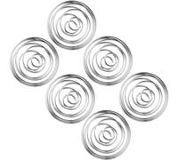 6 Pcs Shaker Balls Replacement Shaker Bottle Ball 2.1 inch Stainless Steel Mixing Balls for Protein Shaker, Drinking Bottle