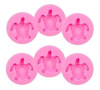 6 Pcs Silicone Molds for Making Turtle Shape Chocolate Turtle Shape Mold for Cake Baking Tools Mold for Making Chocolate or Cake