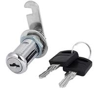 6 Pcs Silver Cylinder Cam Lock 18mm Thread 16-40mm with Keys for Mailbox Drawer Cabinet(35mm)