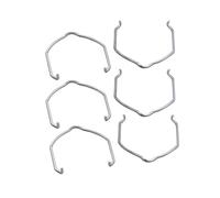 6 pcs Silver Intercooler Turbo Hose Pipe Retaining Clips 1J0145769H 0079934201 Fits for Vw T5 T6 Audi A3 TT Seat Leon Altea Toledo Skoda Octavia Superb Yeti