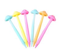 6 PCs-Simulation of Mushroom Mechanical Pencil Cartoon Cute Modeling Personalized Stationery -0.5mm 36 PCs/Box