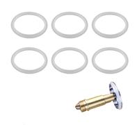 6 Pcs Sink Plug Rubber Seal,Bathroom Sink Drain Plug Stopper Rubber Seal Ring, Basin Pop Up Plug Replacement - 31/39mm,for Basin Plumbing Drain Strainer Washer,Sinks Popup Stopper Gasket Accessories