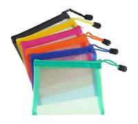 6 Pcs Small Pouches for Purse Mini Zipper Pouch Purse Organizers for Inside Purse Nylon Mesh Zipper Cosmetic Bags Mesh Makeup Pouches Travel Organizer Case Makeup Travel Pencil Case for Organization