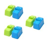 6 pcs Snow Brick Maker Molds for Outdoor Winter Snow Forts and Summer Building Blocks Mold with Easy Release Handle for Play Random Color