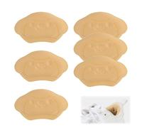 6 PCS Soft and Sticky Heel Grips for Kids Shoes, 6mm Heel Protectors, Heel Cushion Pads, Comfortable Shoe Inserts for Oversized Shoes, Blister Prevention and Self-Adhesive Design