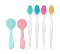 6 Pcs Soft Bristles Pore Scrubber, Dual-Sided Silicone Pore, Brush for Deep Cleaning, Reusable Pore Cleaning Brush with Lip Scrubber for Men/Women, Blackhead Remover for Face/Nose