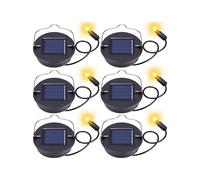 6 Pcs Solar Light Replacement Top Parts Kit Waterproof Patio Top Hanging Bulb Solar Lighting Part