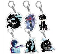 6 Pcs Solo Levelings Keychain Anime Figure Cute Keyring Pendant Solo Levelings Acryl Chain Decor Solo Levelings Merch Collection