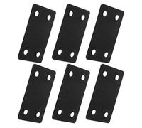 6 Pcs Stainless Steel Connectors Mending Plate Flat for Furniture