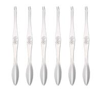 6 Pcs Stainless Steel Crab Lobster Shellfish Forks Lobster Crab Nut Fork Seafood Forks Picks Stainless Steel Seafood Forks for Kitchen Seafood Tools