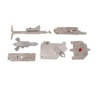 6 Pcs Stainless Steel Welding Inspection Gauge Set Welding Testing Tool