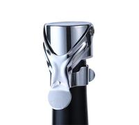 6 PCS Stainless Steel Wine Bottle Stoppers Press Mode Champagne Stopper Bar Sealing Cap Home Keep Fresh for Kitchens and Bars(Color2)