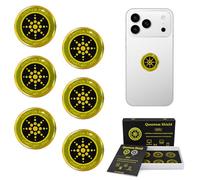 6 Pcs Stickers for Cellphone,EMF Blocker Radiation Protection Stickers for Cell Phone, Anti Radiation Protection Stickers for Electronic Devices,WiFi Routers,Tablets, Laptops,Computers