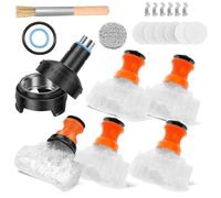 6 PCS Storage Bag Supporting 5 Pieces and an Adapter Replacement for V0lcan0, Filling Chamber Tube Kit, Plastic Wear Resistant Balloon Refill Bags Set, Waterproof Evaporator Air Tube Fitting Kit
