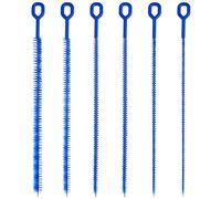 6 pcs Straw Cleaner Brush, 12.6" Extra Long Nylon Full Bristles Replacement Coverage Reusable Straw Brush Cleaner Brushes Accessories for Water Bottles Glass Sippy Cup (4/6/8/10/12/15mm)