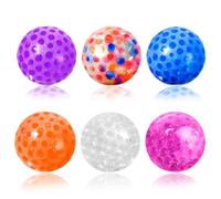 6 Pcs Stress Balls Age 16+, Fidget Toys, Stress Ball for Kids Squishy Stress Balls Water Bead for Reducing Tension And Relieving Anxiety Improve Focus for Women Men Boys Girls