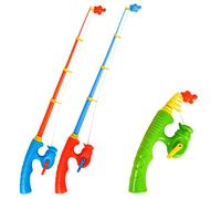 6 Pcs Stretchable Fishing Toy Bath Flexible Kids Rod Fun Gifts For Boys Girls Fishing Rod Toy For Kids