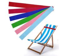 6 Pcs Stretchable Towel Bands Elastic Lounge Towel Holder Cruise Towels Clips for Lounge Beach Pool Chairs Towels Bands for Beach Chairs Pool Chair & Cruise Ship Essentials for Summer Accessories