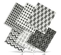 6 Pcs Swedish Dishcloths, Reusable Dish Cloths for Washing Up, 100% Biodegradable & Strong water Absorption Kitchen Cloths, Food-Safe & Plastic-Free Dishcloths for Kitchen Counters(Any Surface)