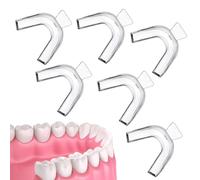 6 Pcs Teeth Whitening Kit, Moldable Whitening Trays for Bleaching, Grinding, and Protection