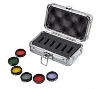 6 Pcs Telescopes Filters Nebula Filter With Storage Box For Telescopes 1.25", Moon & Sky-Glow Filter For Planetary Observation
