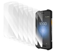 6 PCS Tempered Glass Screen Protector for Zebra TC21 TC26 Mobile Barcode Logistic Scanner Glass Protectors 9H Scratch-Resistant HD Protective TC21 Screen Protector