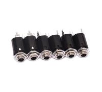 6 Pcs Threaded Cylinder Endpin Jack Set 1/4 Inch 6.35mm Gt101