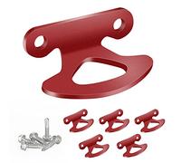 6 Pcs Tie Down Anchors for 2000-2017 Ford F150 Tie Down Hooks with Red Powder Coating | Fits 2004-2017 F-150 Styleside | Fits 2001-2010 Explorer Sport Trac, Inner-Bed Pickup Truck Bed Tie Downs
