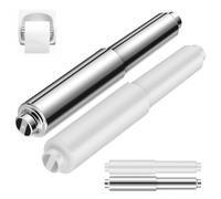 6 Pcs Toilet Paper Spring Roller Holder Rod with Adjustable Length