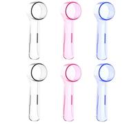 6 Pcs Toothbrush Head Cover, Electric Toothbrush Cover with Oral B iO Brush Round Heads, Electric Tooth Brush Covers Head Cap Dustproof Travelling Keeps Out Germs and dust, for Travel Camping Family