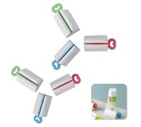6 Pcs Toothpaste Squeezer,Tube Squeezer,Toothpaste Pump,Toothpaste Dispenser,Toothpaste Tube Squeezer,Rotate Toothpaste Dispenser,Rolling Tube Toothpaste Squeezer For Saves Toothpaste And Creams