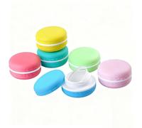 6 Pcs Travel Makeup Pots for Cream, Small Plastic Sample Pot for Cosmetics, Leakproof Mini Jars Toiletries Moisturiser