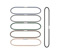6 Pcs Travelers Notebook Elastic Bands Bookmark Bands for Journal Diary Minimalist Book Accessories Reading Bands Book Strap Set