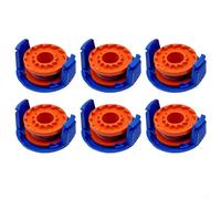 6 Pcs Trimmer Replacement Spool Line with Spool Cover Compatible with MacAllister MGTP18Li 1.5mm 1x2.5m Grass Trimmers