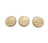 6 Pcs Trumpet Finger Buttons Valve Finger Trumpet Cap Screw Cover for Musical Bass Trumpet Accessories Yellow