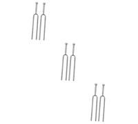 6 Pcs Tuning Fork Music Instrument Tune Forks Guitar Tuner Device Music Tune Forks Guitar Tuning Tool Guitar Tone Tuner Piano Tuner Tone Tuners Musical Accessories Aluminum Alloy BESTonZON